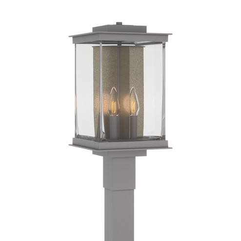 Kingston Four Light Outdoor Post Mount in Coastal Burnished Steel (39|344840SKT7883ZM0703)