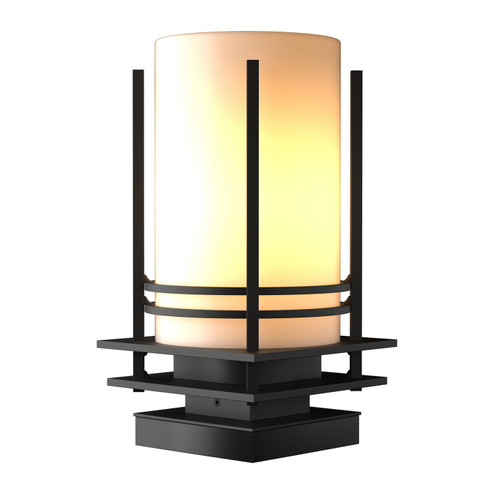 Banded One Light Outdoor Pier Mount in Coastal Oil Rubbed Bronze (39|335796SKT14GG0026)