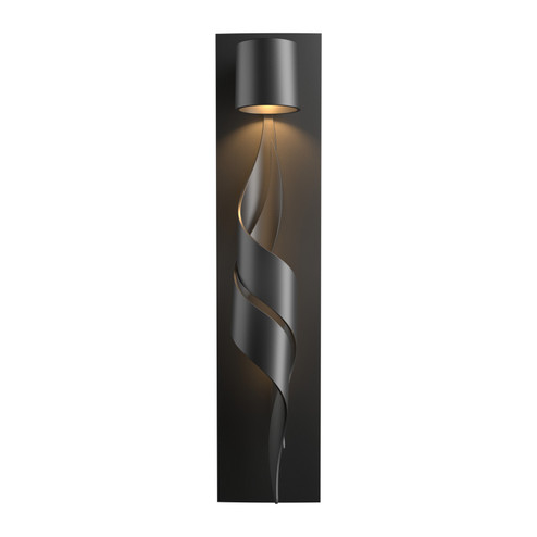 Flux One Light Outdoor Wall Sconce in Coastal Black (39|303090SKT80)