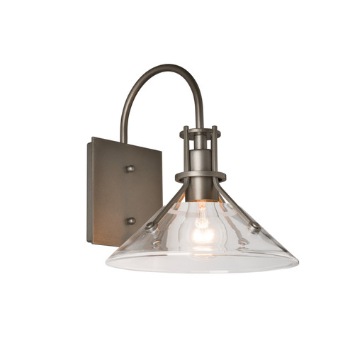 Henry One Light Outdoor Wall Sconce in Coastal Burnished Steel (39|302709SKT78FD0673)