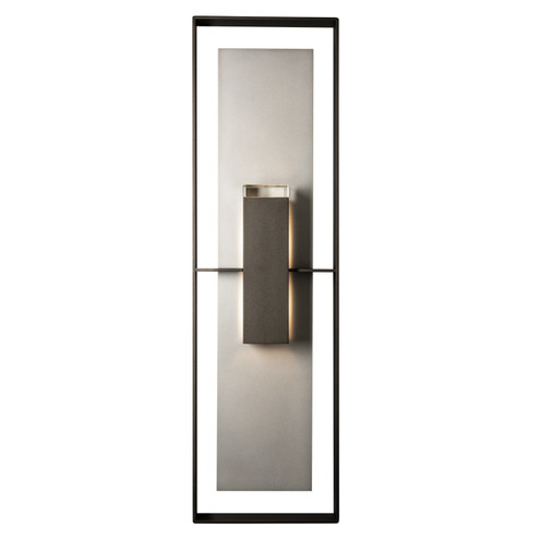 Shadow Box Two Light Outdoor Wall Sconce in Coastal Burnished Steel (39|302608SKT7878ZM0736)