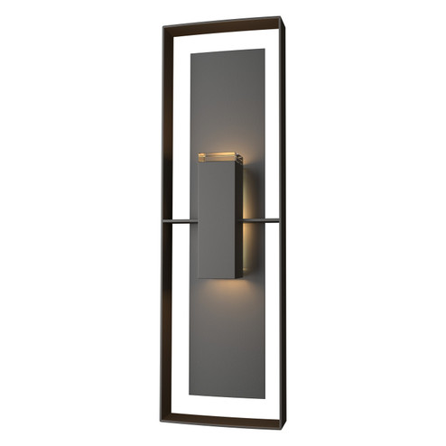 Shadow Box Two Light Outdoor Wall Sconce in Coastal Oil Rubbed Bronze (39|302607SKT1480ZM0546)
