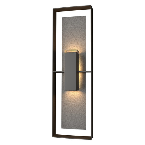 Shadow Box Two Light Outdoor Wall Sconce in Coastal Oil Rubbed Bronze (39|302607SKT1420ZM0546)