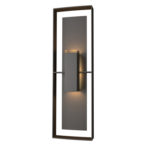 Shadow Box Two Light Outdoor Wall Sconce in Coastal Oil Rubbed Bronze (39|302607SKT1414ZM0546)