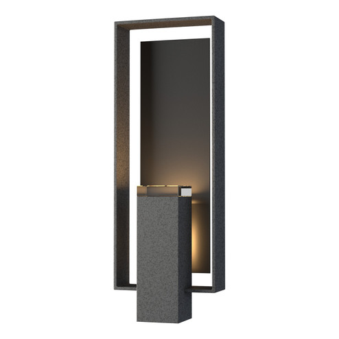 Shadow Box Two Light Outdoor Wall Sconce in Coastal Natural Iron (39|302605SKT2080ZM0546)