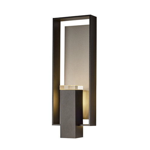 Shadow Box Two Light Outdoor Wall Sconce in Coastal Oil Rubbed Bronze (39|302605SKT1478ZM0546)