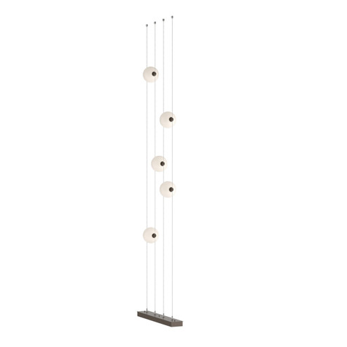 Abacus Abacus 5-Light Floor to Ceiling Plug-In LED Lamp in Bronze (39|289520LEDSTND05GG0668)
