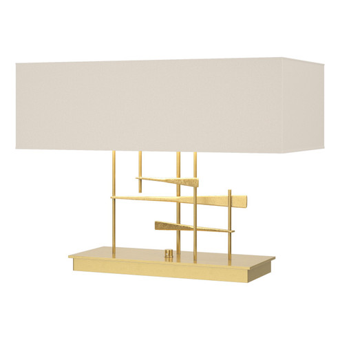 Cavaletti Two Light Table Lamp in Modern Brass (39|277670SKT86SE2010)