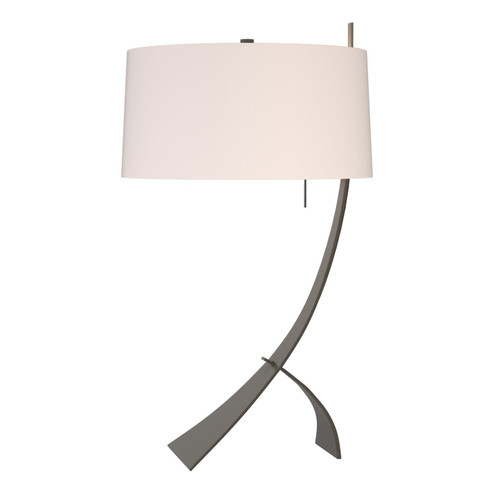 Stasis One Light Table Lamp in Dark Smoke (39|272666SKT07SE1695)