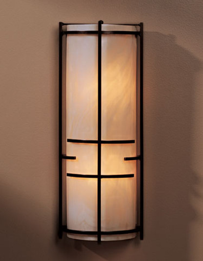 Banded Two Light Wall Sconce in Modern Brass (39|205910SKT86BB0412)