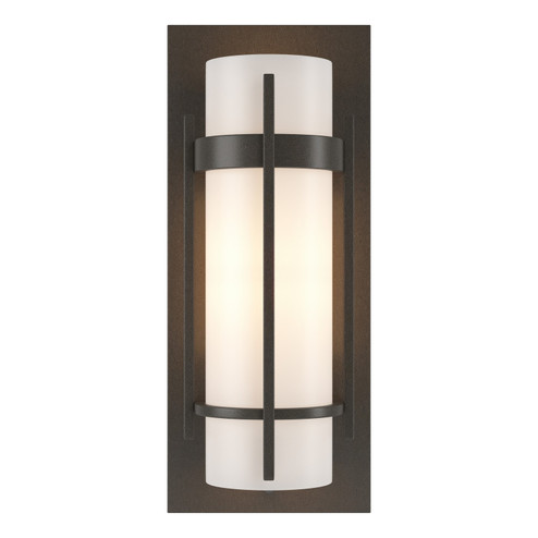 Banded One Light Wall Sconce in Dark Smoke (39|205892SKT07GG0065)