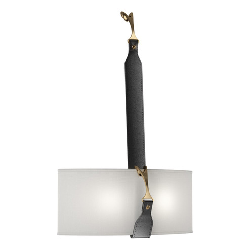 Saratoga LED Wall Sconce in Black (39|204070SKT1027LKSF1613)