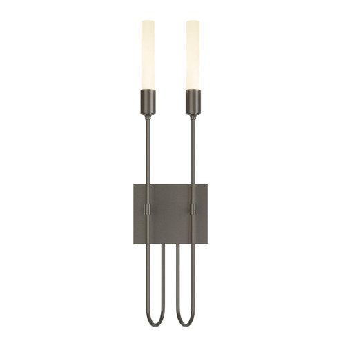 Lisse Lisse 2 Light Sconce in Dark Smoke (39|203053SKT07)