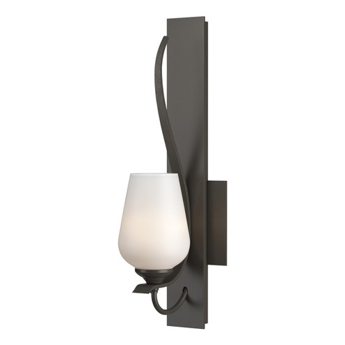 Flora One Light Wall Sconce in Dark Smoke (39|203035SKT07GG0303)