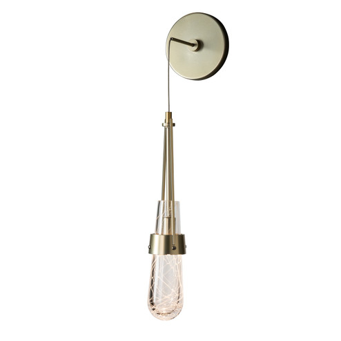 Link Link Blown Glass Low Voltage Sconce in Black (39|201392SKT10YG0434)