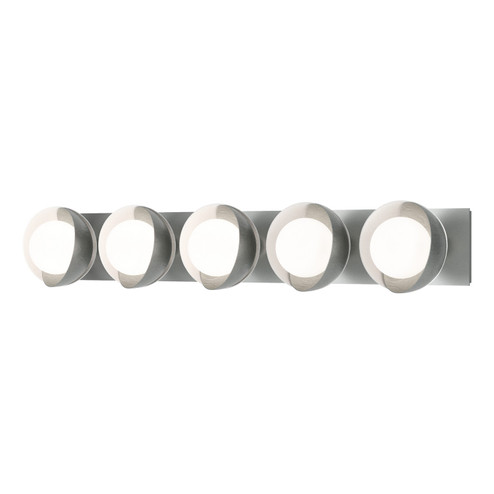 Brooklyn Five Light Wall Sconce in Vintage Platinum (39|201379SKT8202GG0711)