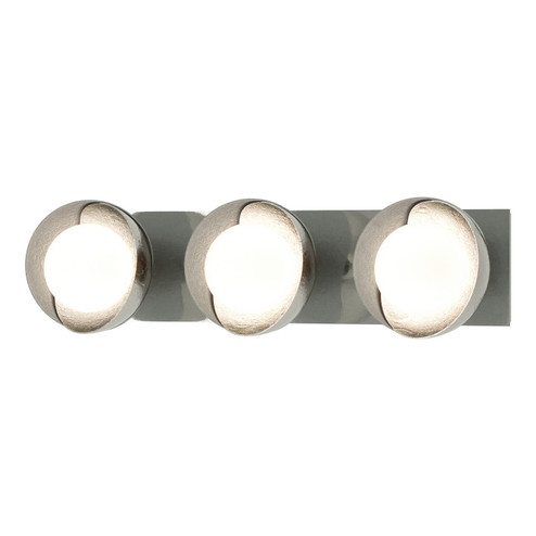 Brooklyn Brooklyn 3-Light Straight Double Shade Bath Sconce in Sterling (39|201378SKT8582GG0711)