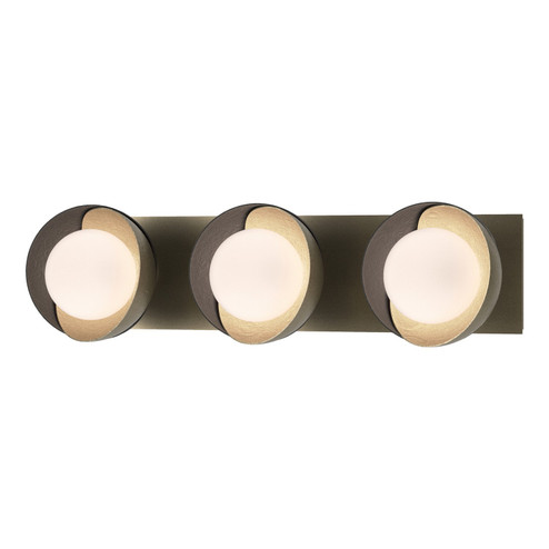 Brooklyn Three Light Bath Sconce in Soft Gold (39|201378SKT8410GG0711)