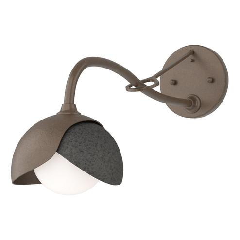 Brooklyn One Light Wall Sconce in Bronze (39|201377SKT0520GG0711)
