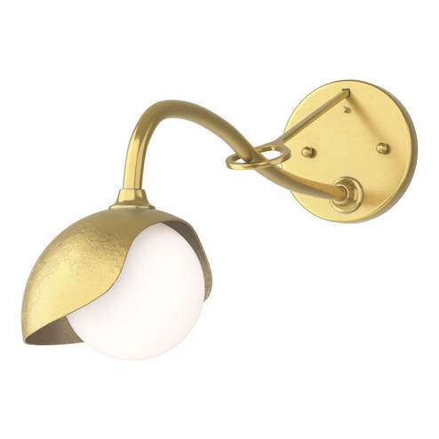 Brooklyn One Light Wall Sconce in Modern Brass (39|201376SKT8686GG0711)