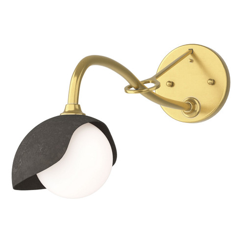 Brooklyn One Light Wall Sconce in Modern Brass (39|201376SKT8607GG0711)