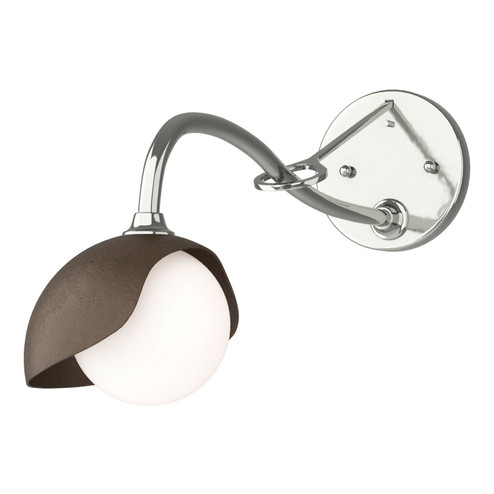 Brooklyn One Light Wall Sconce in Sterling (39|201376SKT8505GG0711)