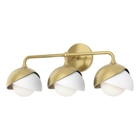 Brooklyn Three Light Wall Sconce in Modern Brass (39|201375SKT8602GG0711)