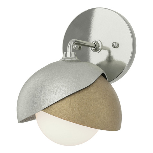 Brooklyn One Light Bath Sconce in Sterling (39|201374SKT8584GG0711)