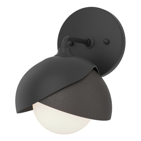 Brooklyn One Light Bath Sconce in Black (39|201374SKT1014GG0711)