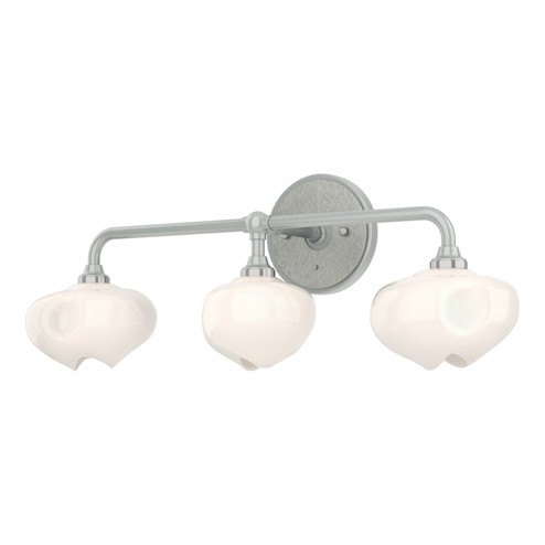Ume Three Light Bath Sconce in Vintage Platinum (39|201342SKT8285FD0710)