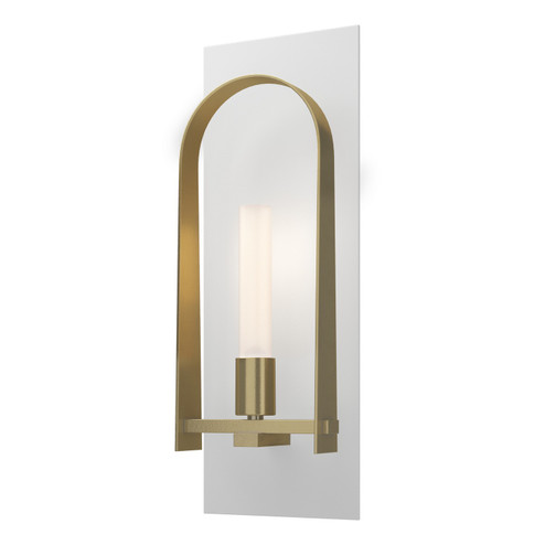Triomphe One Light Wall Sconce in White (39|201070SKT0286FD0462)