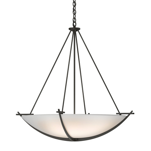 Compass Three Light Chandelier in Dark Smoke (39|194531SKT07GG0170)