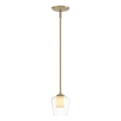 Simple Lines One Light Mini Pendant in Soft Gold (39|188600SKTMULT84ZU0291)