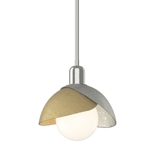 Brooklyn One Light Pendant in Sterling (39|181183SKTMULT8586)