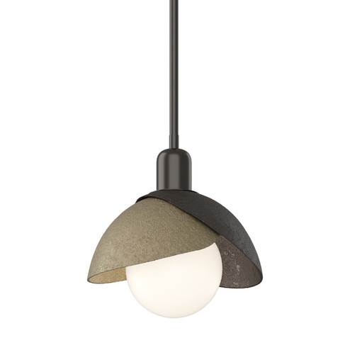 Brooklyn One Light Pendant in Oil Rubbed Bronze (39|181183SKTMULT1484)