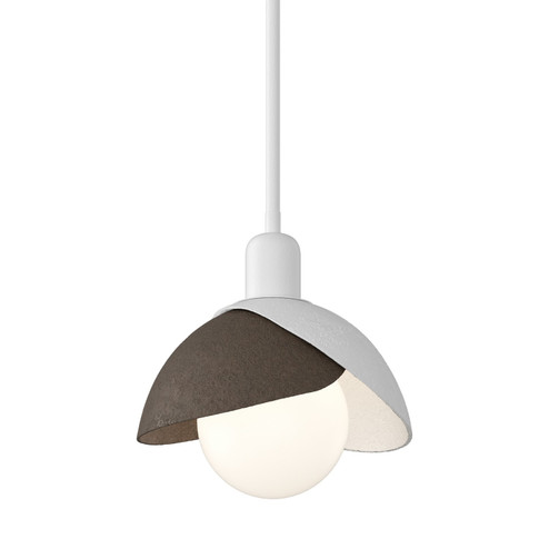 Brooklyn Brooklyn Double Shade Mini Pendant in White (39|181183SKTMULT0205)
