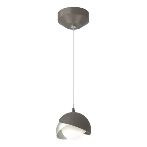 Brooklyn One Light Mini Pendant in Dark Smoke (39|161183SKTSTND0782GG0711)