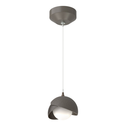 Brooklyn One Light Mini Pendant in Dark Smoke (39|161183SKTSTND0714GG0711)