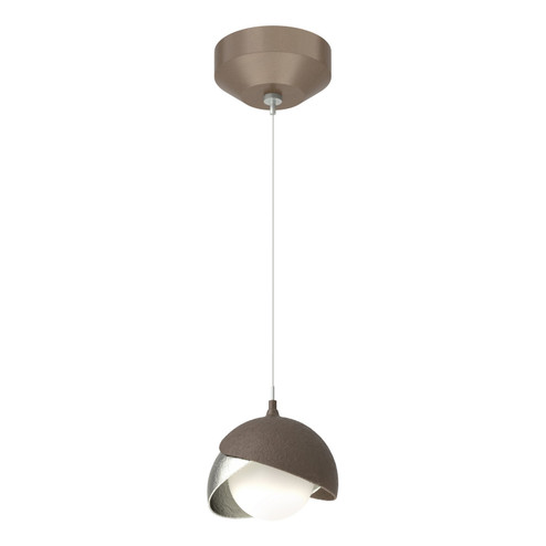Brooklyn One Light Mini Pendant in Bronze (39|161183SKTSTND0585GG0711)