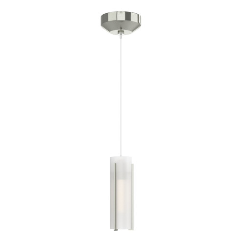 Exos Glass One Light Mini Pendant in Sterling (39|161180SKTSTND85GG0065)
