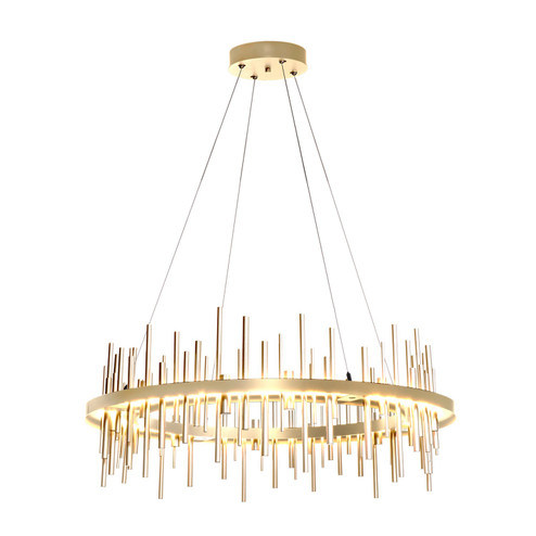 Cityscape Cityscape Circular LED Pendant in Sterling (39|139910LEDSTND8586)