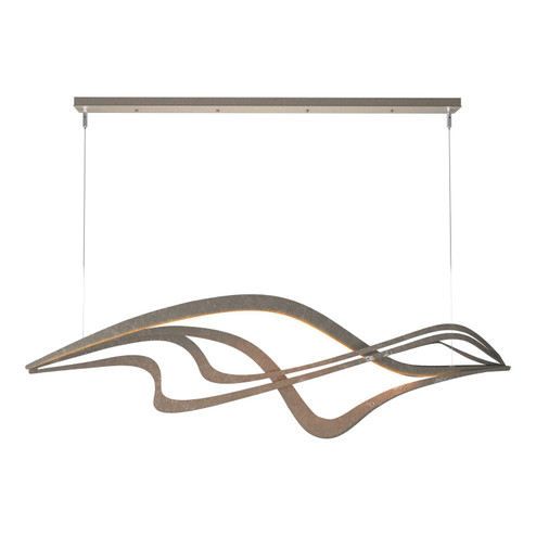 Crossing Waves Crossing Waves LED Pendant in Dark Smoke (39|139905LEDSTND07)