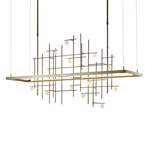 Four Seasons LED Pendant in Natural Iron (39|139752LEDLONG20YG0500)