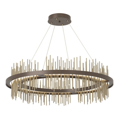 Gossamer Gossamer Circular LED Pendant in Bronze (39|139656LEDSTND0584)