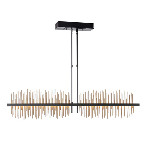 Gossamer LED Pendant in Black (39|139655LEDLONG1002)