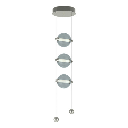 Abacus Abacus 3-Light LED Pendant in Sterling (39|139059LEDSTND85YL0668)