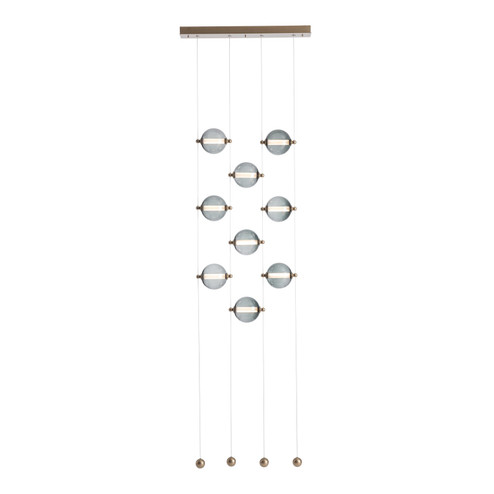 Abacus LED Pendant in Dark Smoke (39|139057LEDSTND07YL0668)