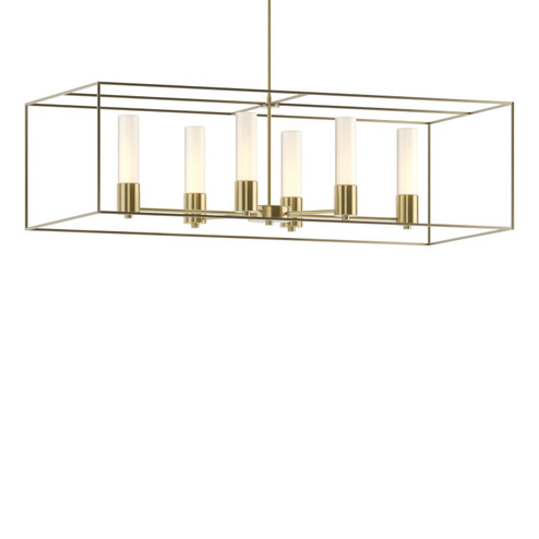 Portico Six Light Pendant in Modern Brass (39|138940SKTMULT8684GG0392)