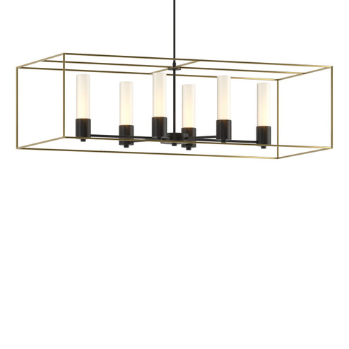 Portico Six Light Pendant in Black (39|138940SKTMULT1086GG0392)