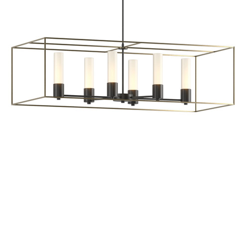 Portico Six Light Pendant in Black (39|138940SKTMULT1084GG0392)